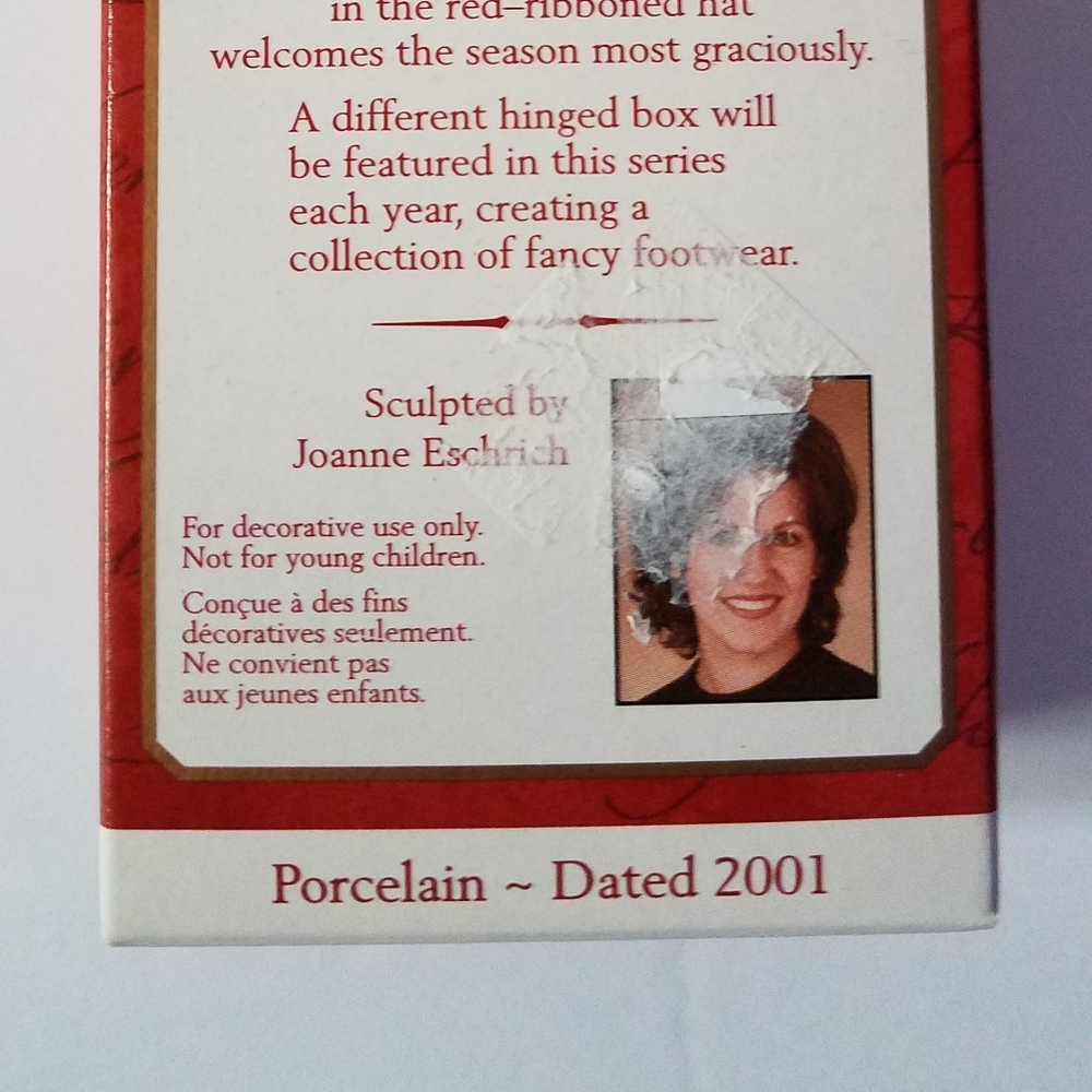 Hallmark Keepsake Ornament Fashion A Foot 2001 - Picture 11 of 11